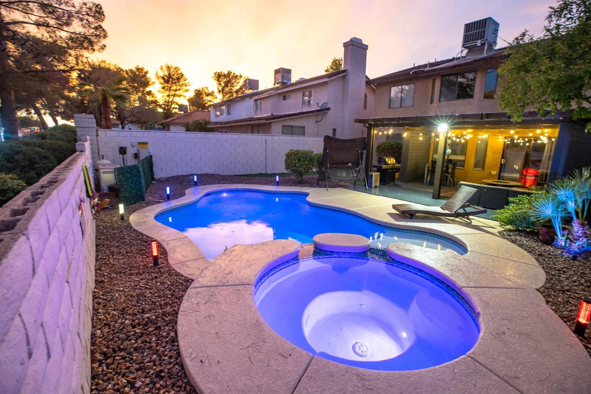 1800 Sqft House W/Heated Pool Spa 13Min From Strip Villa Las Vegas Exterior foto