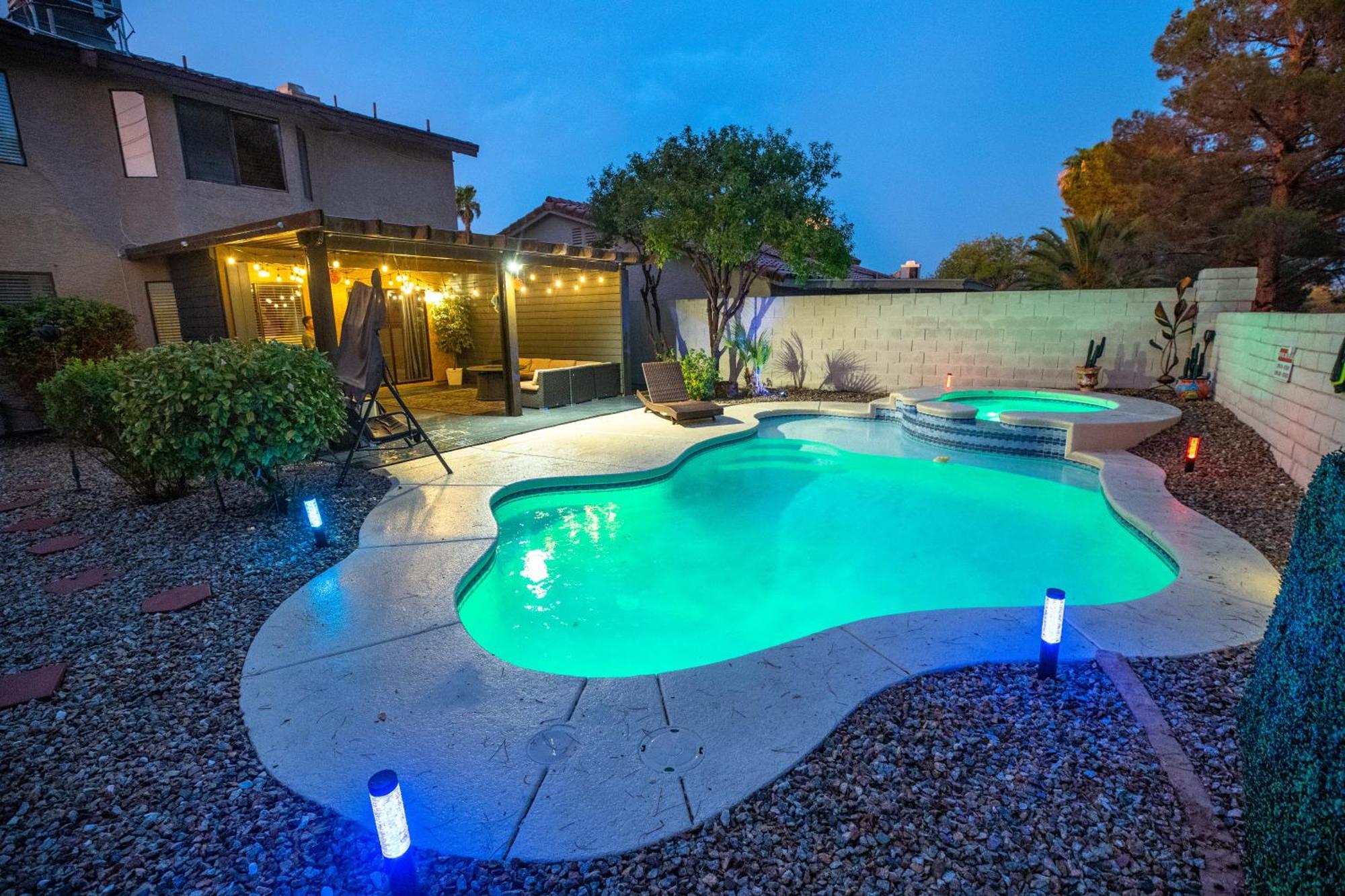 1800 Sqft House W/Heated Pool Spa 13Min From Strip Villa Las Vegas Exterior foto