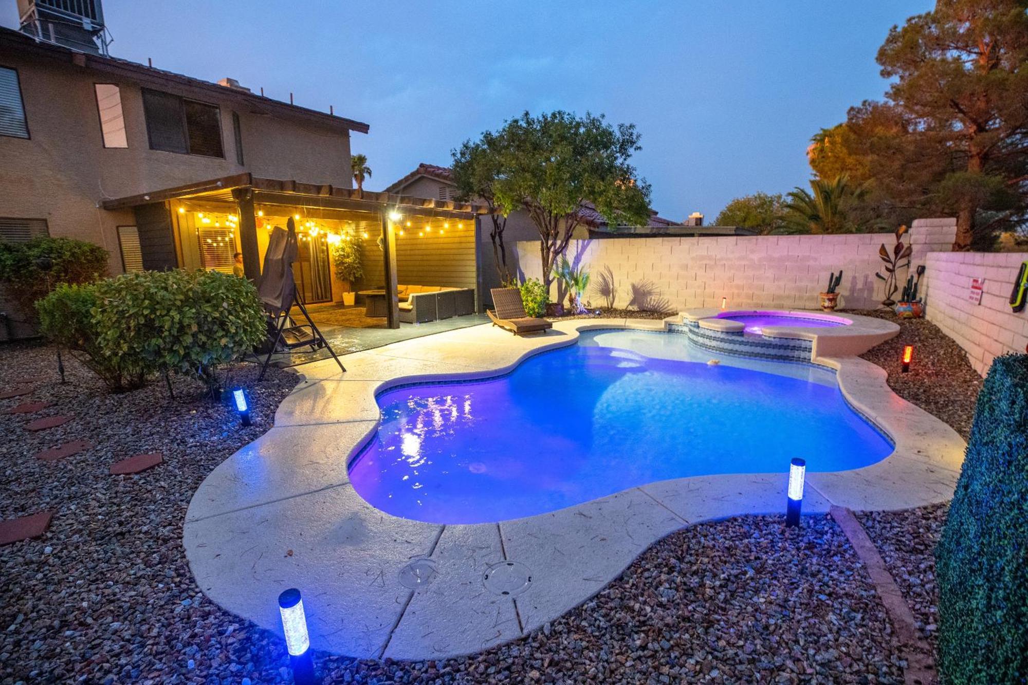 1800 Sqft House W/Heated Pool Spa 13Min From Strip Villa Las Vegas Exterior foto