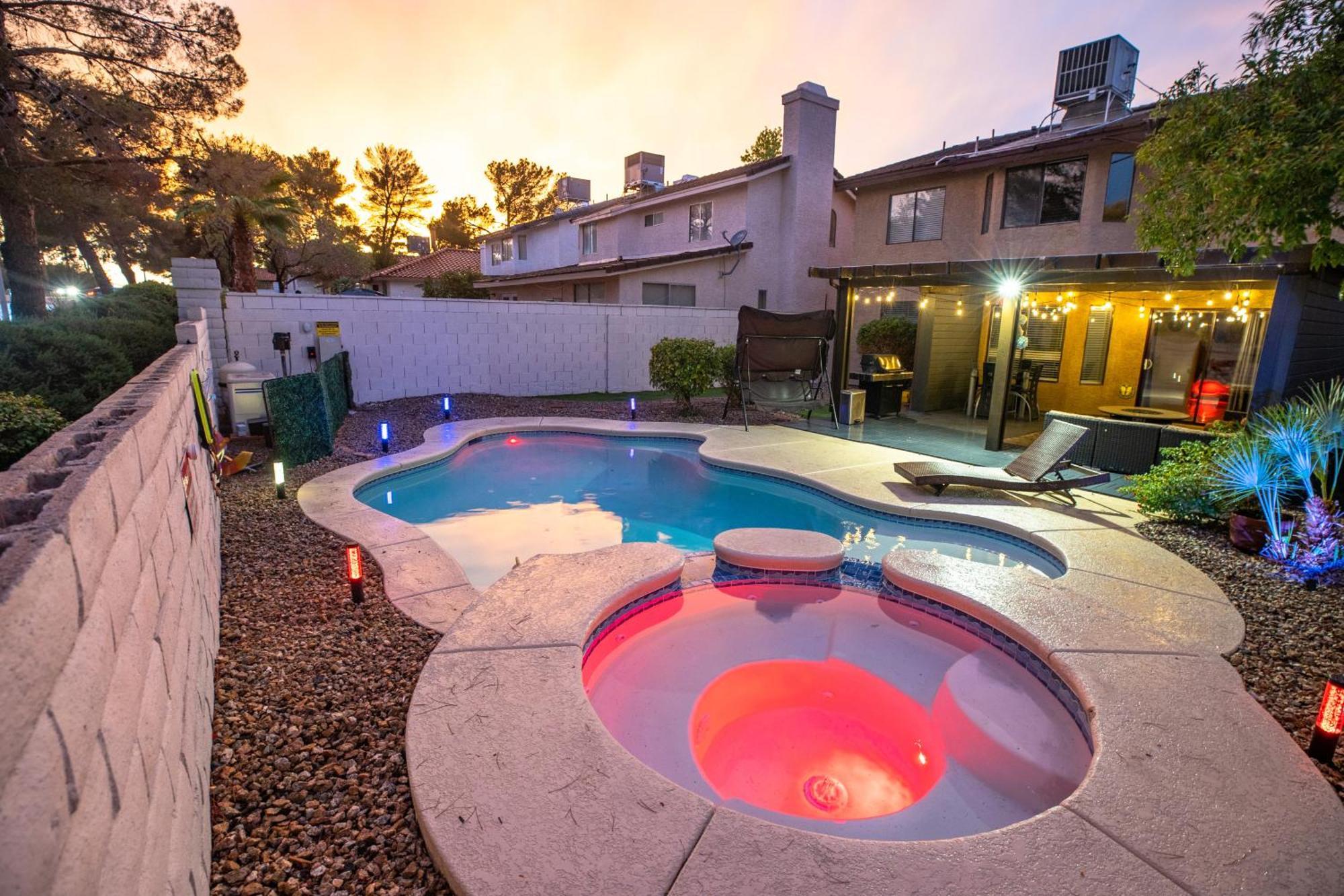1800 Sqft House W/Heated Pool Spa 13Min From Strip Villa Las Vegas Exterior foto